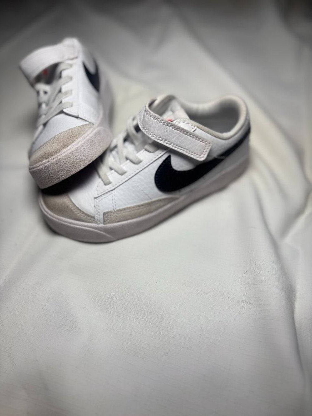 Nike Blazer Low 77 PSV White Black Kids Sneakers Size 12C